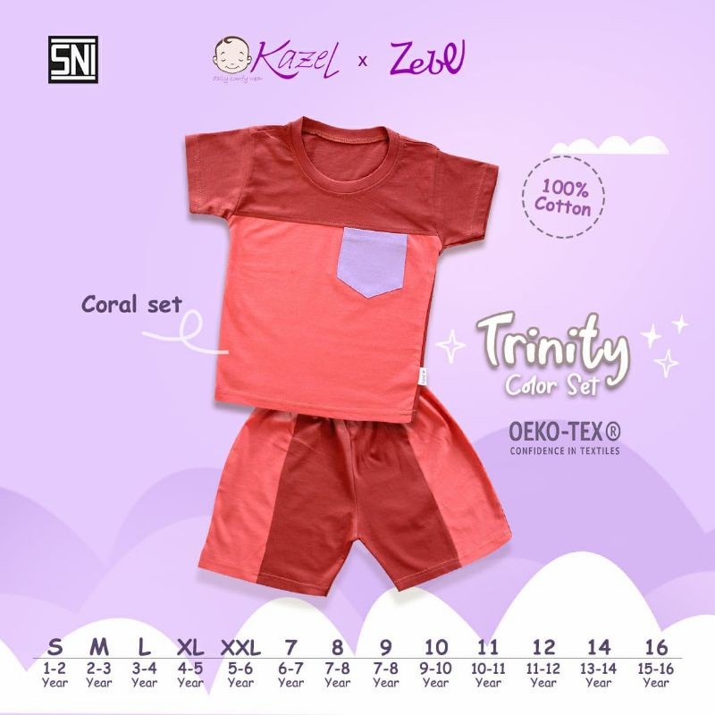 Kazel Trinity Color Set [ Coral ]