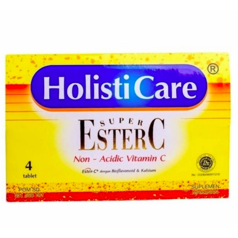 ESTER C HOLISTICARE 1 Strip isi 4 tablet