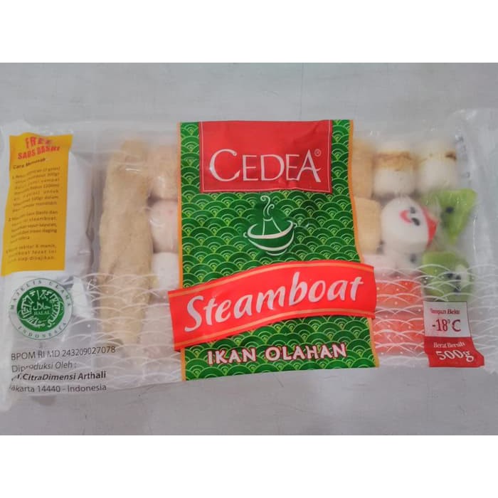 

Cedea || Streamboat || Ikan Olahan || 500gr