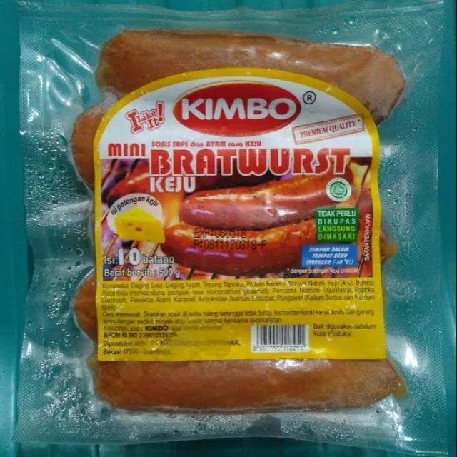 

Sosis kimbo bratwurst isi 10 pcs