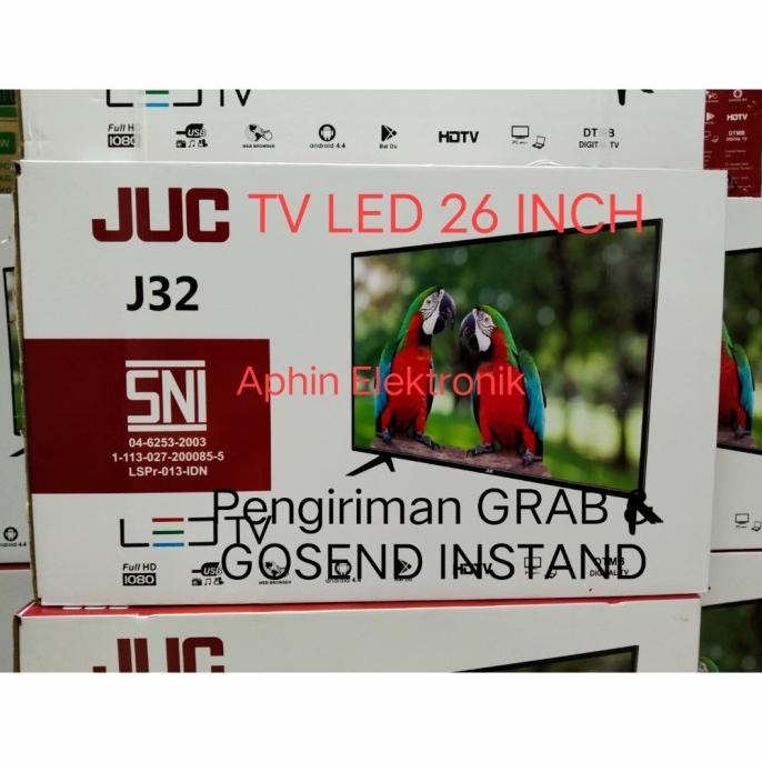 TV LED JUC 26 INCH USB MOVIE PENGIRIMAN GRAB & GOSEND INSTAND