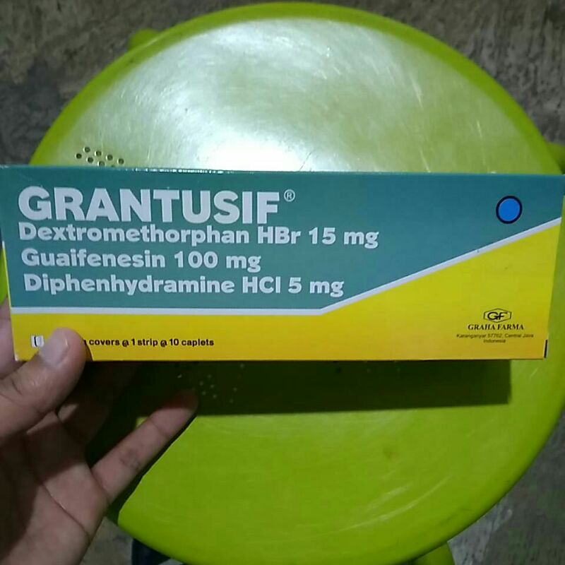Grantusif® (Obat Batuk Alergi, Gatal&amp;Nyeri di Tenggorokan)
