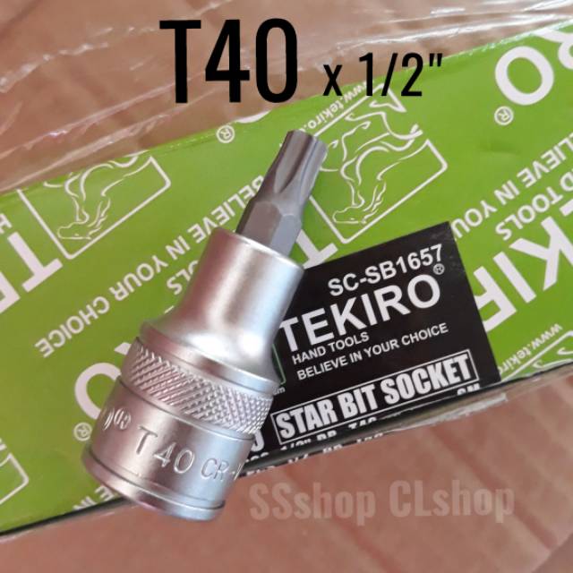 MATA SOKET OBENG KETOK BINTANG T40 sok treker gedor sock cakram cvt shock
