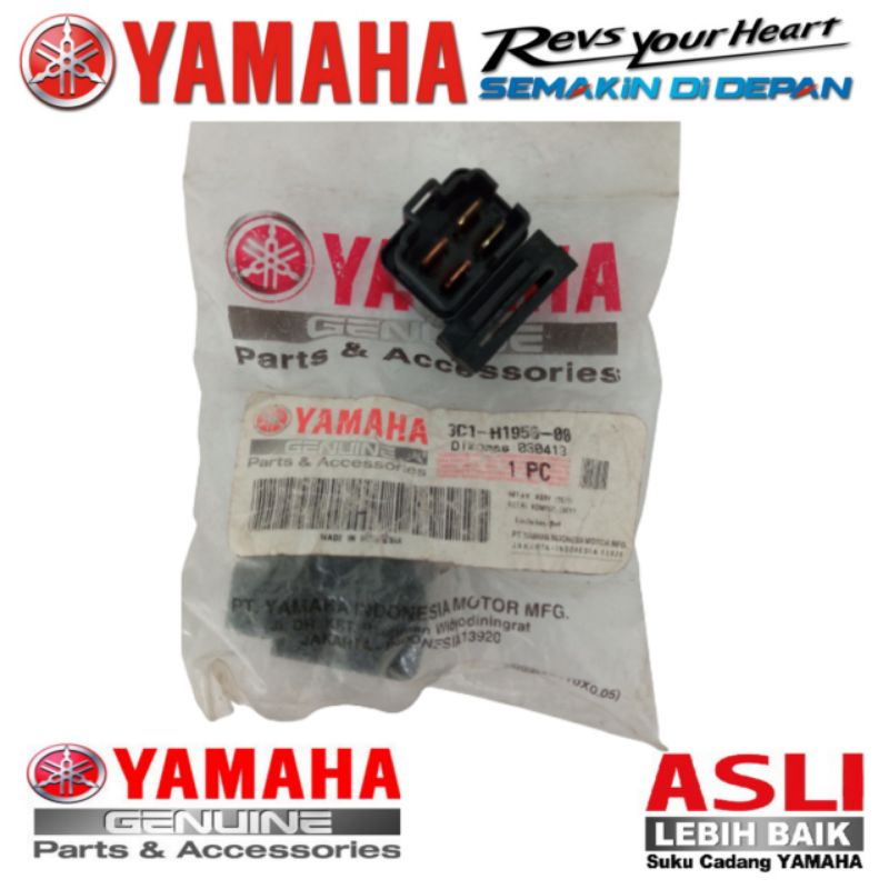 RELAY KIPAS  RADIATOR VIXION, XABRE, R15, MX KING / BENDIK STATER RELAY ASSY / RELAY ASSY (3C1) / 3C1-H1950-00