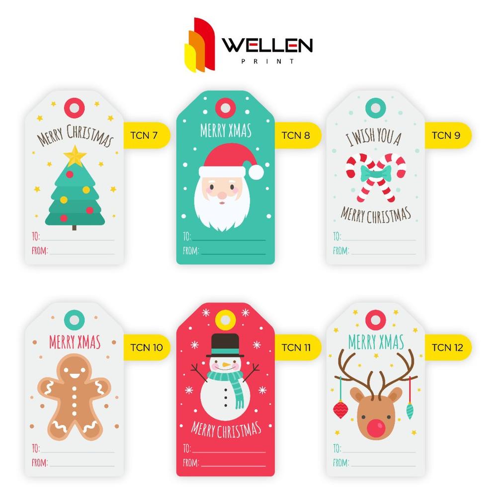 

CETAK HANG TAG NATAL LABEL TAG KADO HANGTAG CUSTOM HAMPERS PARCEL GIFT KARTU UCAPAN CHRISTMAS SERI 2