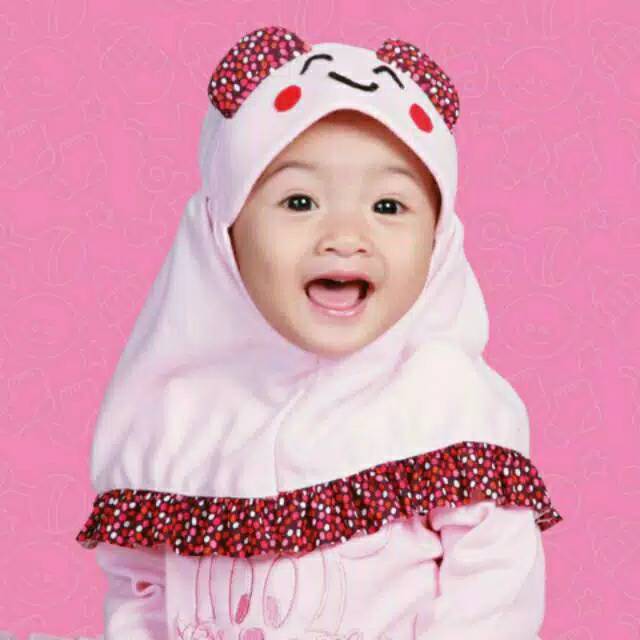 01 Hijab Anak Boneka Emo | All size 1 - 3 Tahun | Jilbab Turban Bando Nissa Nisa Sabyan Jersey