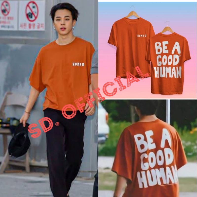 Kaos Bangtan Jimin Nomad Be A Good Human