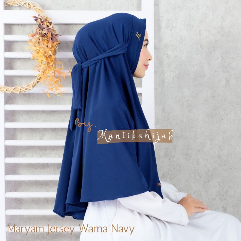 MARYAM JERSEY BERGO TALI HIJAB INSTAN ORIGINAL JERSEY SUPER NON PER-3