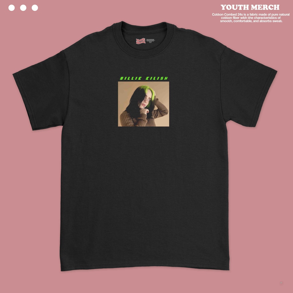 Kaos Musik Billie Eilish - Musik Merch | Unisex | Baju Billie Eilish | Billie Eilish Tees