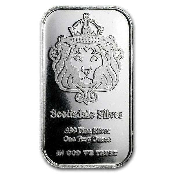 Perak Batangan Scottsdale 1 Oz Silver Bar
