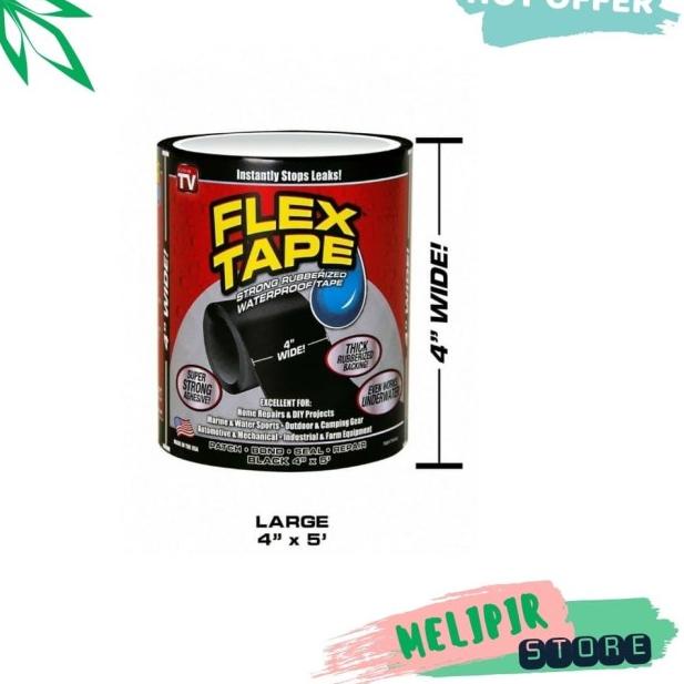 

➺ Flex Tape Isolasi Lakban Super Kuat Anti Bocor Anti Air ✲