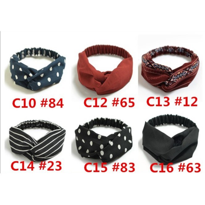 *ALIBABA1688*COD BANDANA RAMBUT KOREA STYLE IMPORT MURAH B8