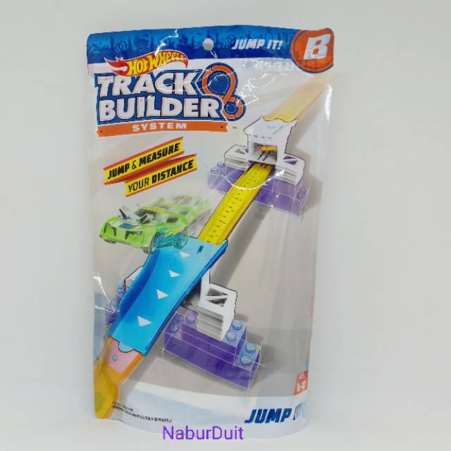 hot wheels track builder jump it