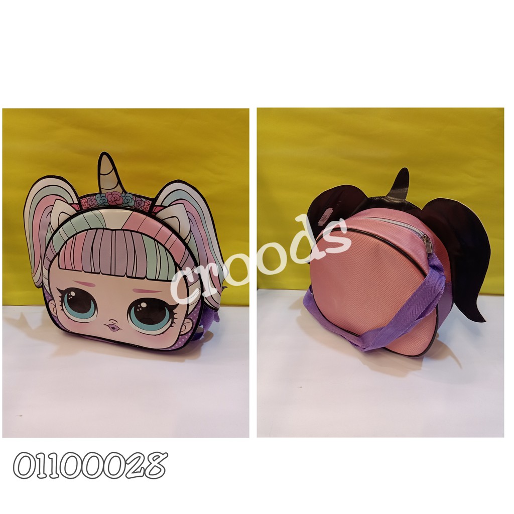 TAS SELEMPANG/SLINGBAG ANAK RAINBOW DISNEY PINK 028