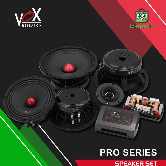 [[[BISA COD]] Speaker Vox Research Pro Series 3 Way Component Set SQL Car Audio Kode 386