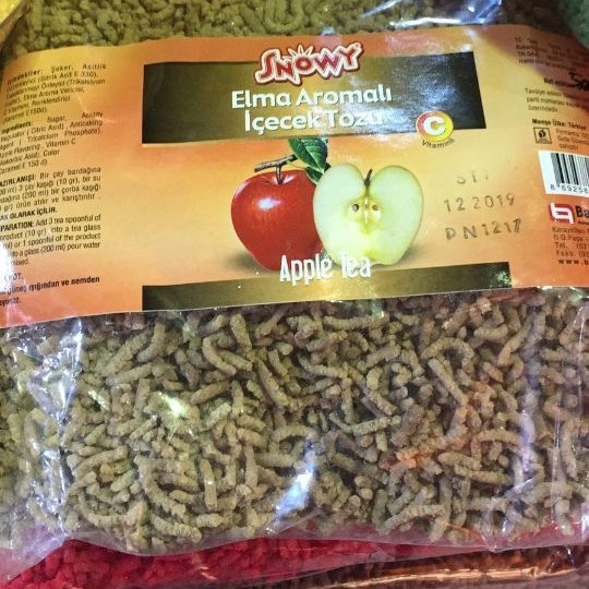 

(BISA COD) apple tea powder aple teh bubuk 100gram asli turki