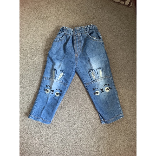 preloved celana jeans panjang anak 1-2 tahun hipofant matahari