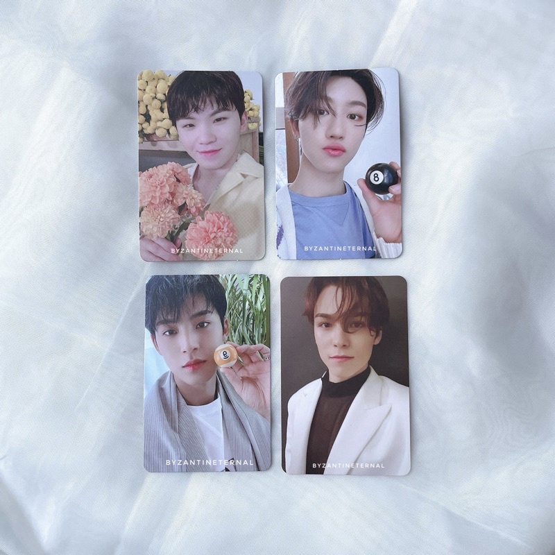 READYSTOCK SHARING SEVENTEEN's 8th Mini Album Your Choice Photocard Woozi Bunga Vernon One side Othe