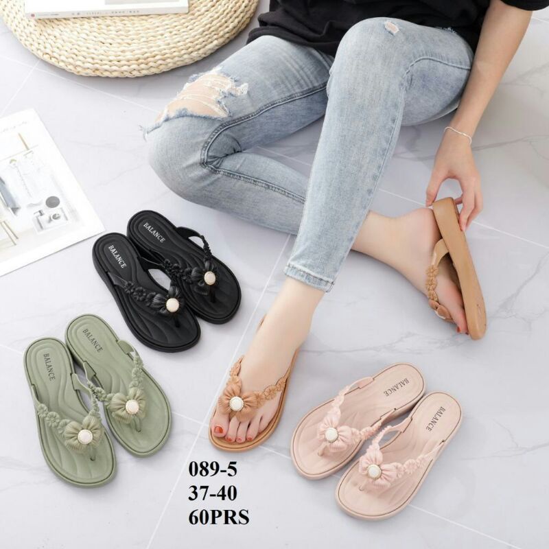 SANDAL JELLY MOTIF BUNGA / BALANCE 089-5