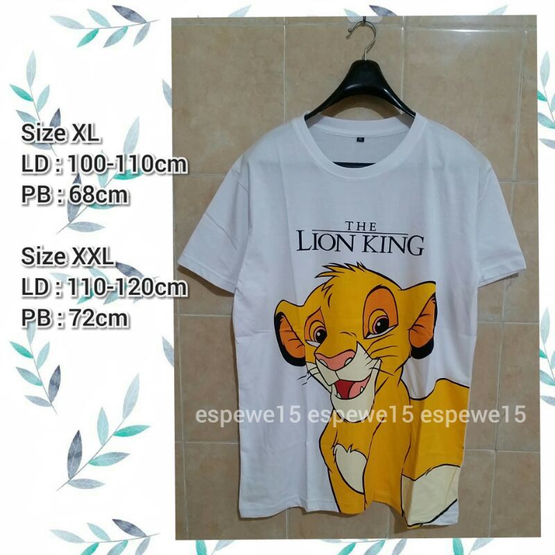 Atasan Kaos Lion King