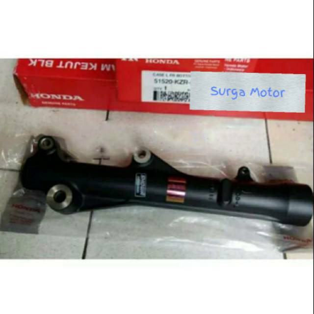 Tabung bottom Shock skok kiri depan Beat FI POP Vario 110 FI 125 150 Scoopy FI ORI AHM 51520-KZR-601