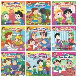 LYSASHOP - BUKU CERITA ANAK MORAL BUDI PEKERTI BELAJAR AKU BISA SUKA SAYANG LENGKAP BERGAMBAR MAINAN EDUKASI KEAJAIBAN