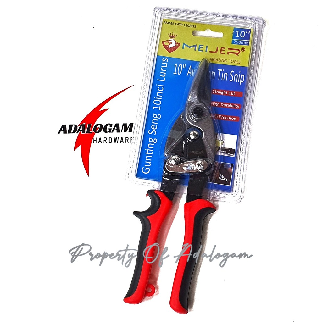 MEIJER Gunting Seng Serbaguna - Tin Snip Hollow Baja Ringan
