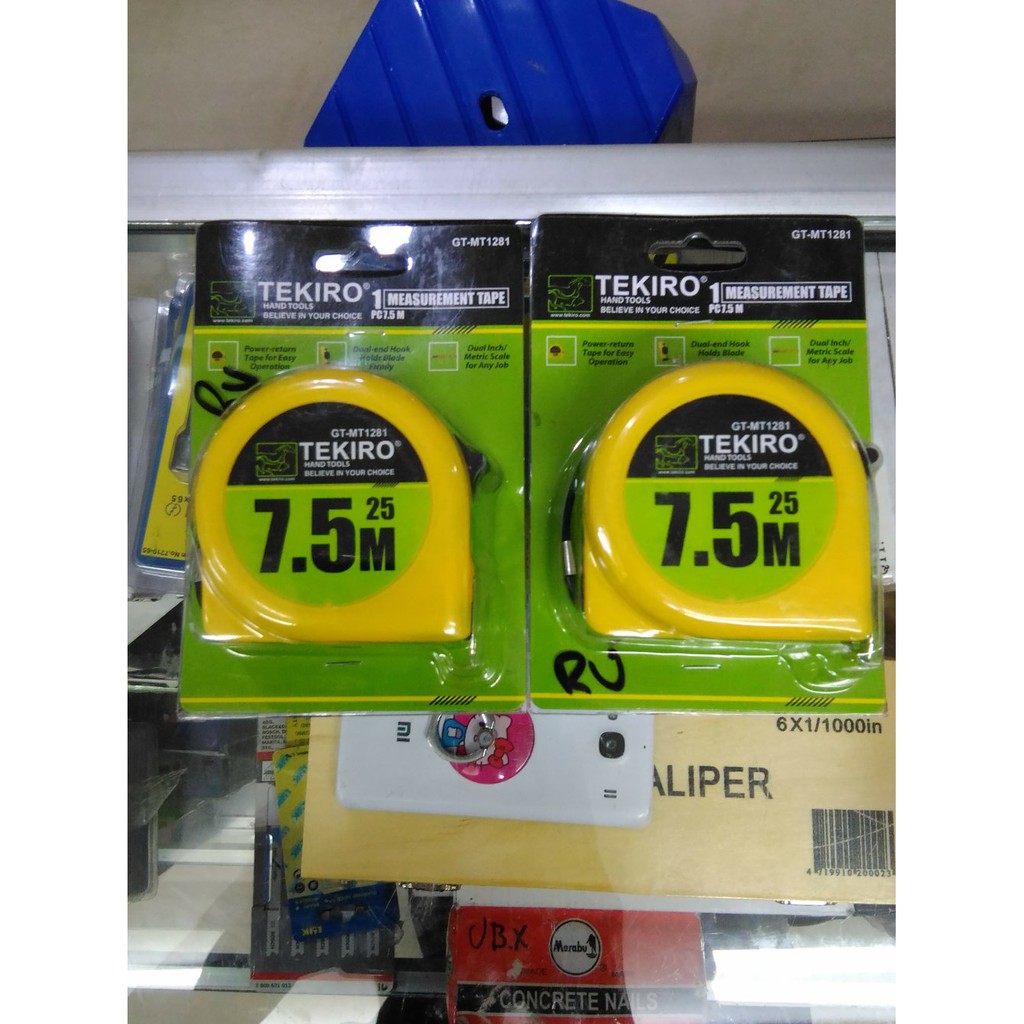 METERAN TEKIRO 7.5 METER - TEKIRO MEASURING TAPE 7.5 METER - METERAN TEKIRO