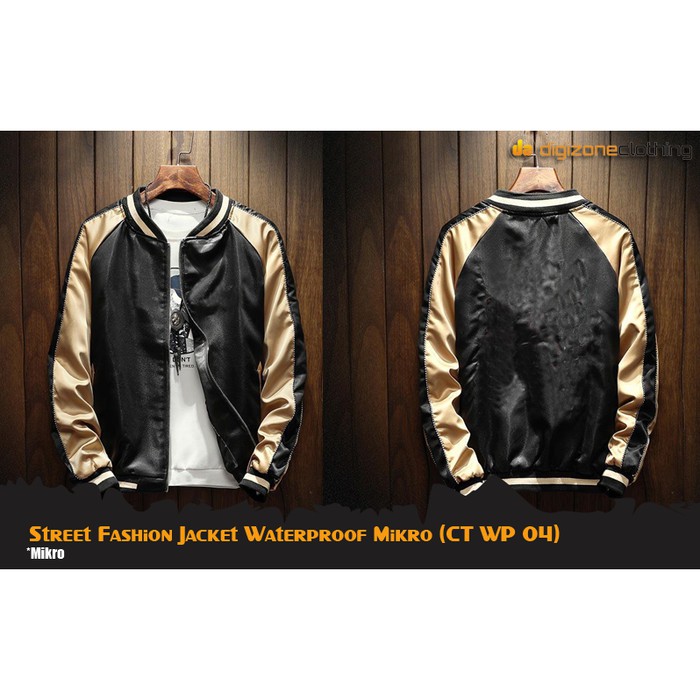 Jaket Sukajan Polos Casual Street Fashion CT WP 04