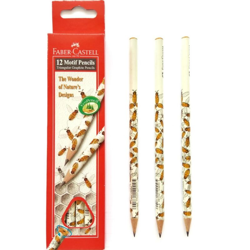 

Pensil Faber Castell 2b Triangular Motif Anak Baru Animal Fun School Pencil