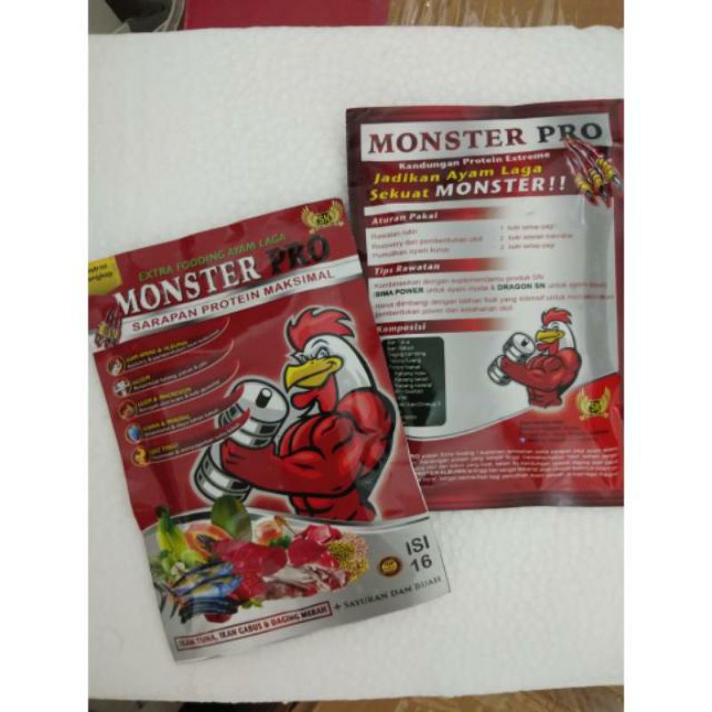 jamu ayam Monster pro sarapan protein ayam aduan