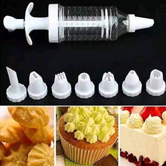 Alat Penghias Kue 8 in 1 - Cake Decoration Tart Coockies Icing Pastry