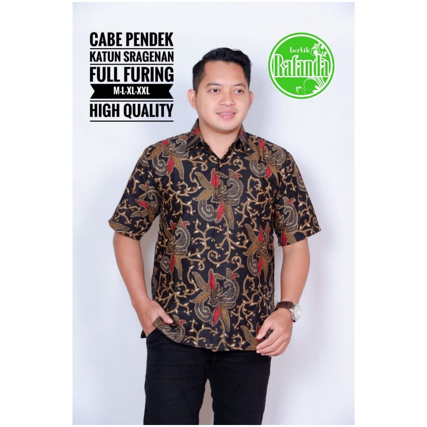 CABE RAFANDA BAJU KEMEJA BATIK SOLO PRIA LENGAN PENDEK PANJANG LAPIS FURING ATASAN BATIK PREMIUM MODERN KATUN HALUS MERAK BIRU WARDANA PRABU  SEKTI MERAH KARYA WARNA MERAK TLOMPO ALDIFA WAYANG BIRU DAUN MELATI PEKSI GEDE KLANGENAN BIRU WARNA WARNI MURAI