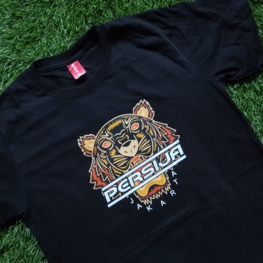 KAOS PERSIJA JAKARTA DISTRO ORIGINAL CASUAL KAOS JAKMANIA PERSIJA JAKARTA GARIS KERAS KAOS BOLA DEWA