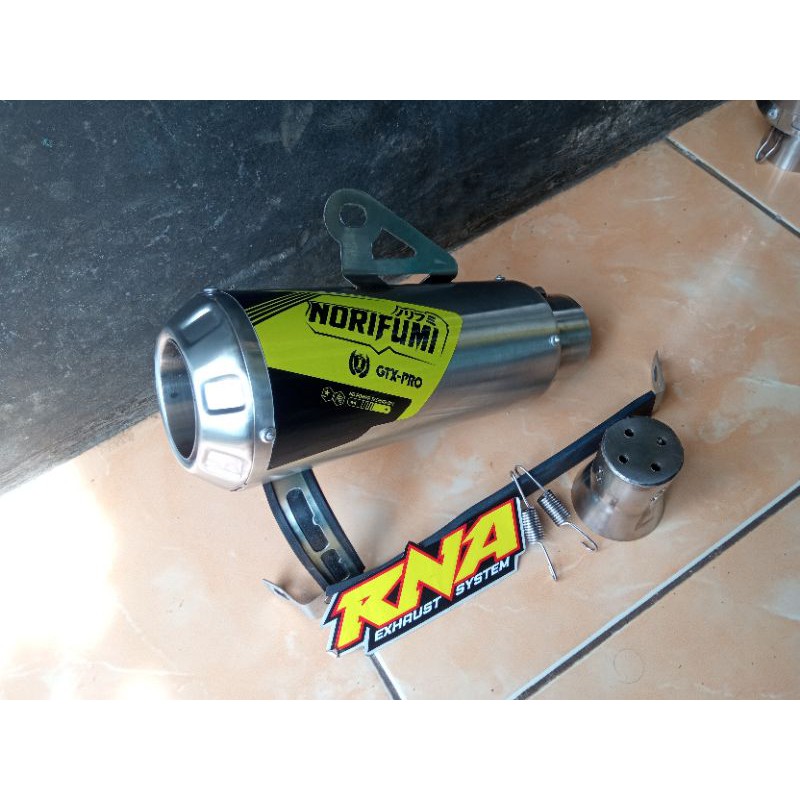 Knalpot Norifumi all motor bebek gtx silencer only jupiter, mx king/mx, jupiter bonus db killer