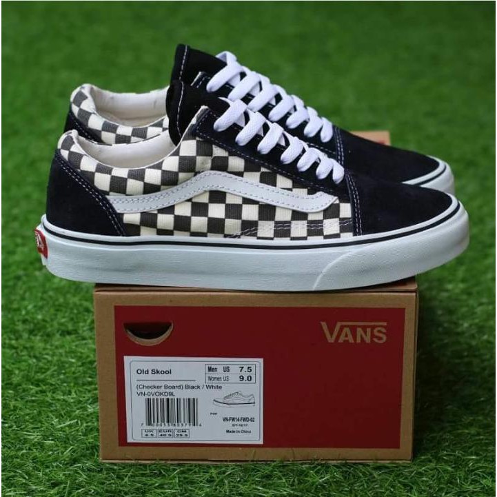 sepatu vans old skool checkerboard