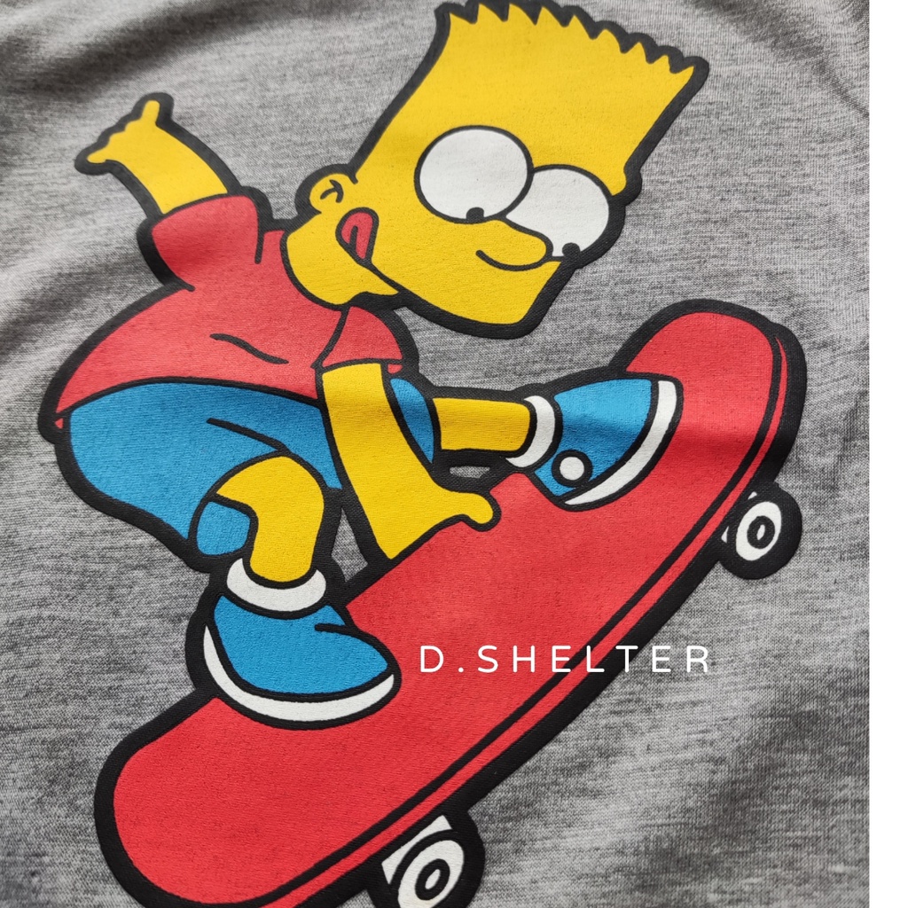 Kaos Anak Abu Simpsons/Kaos anak kekinian/kaos murah/Dshelter