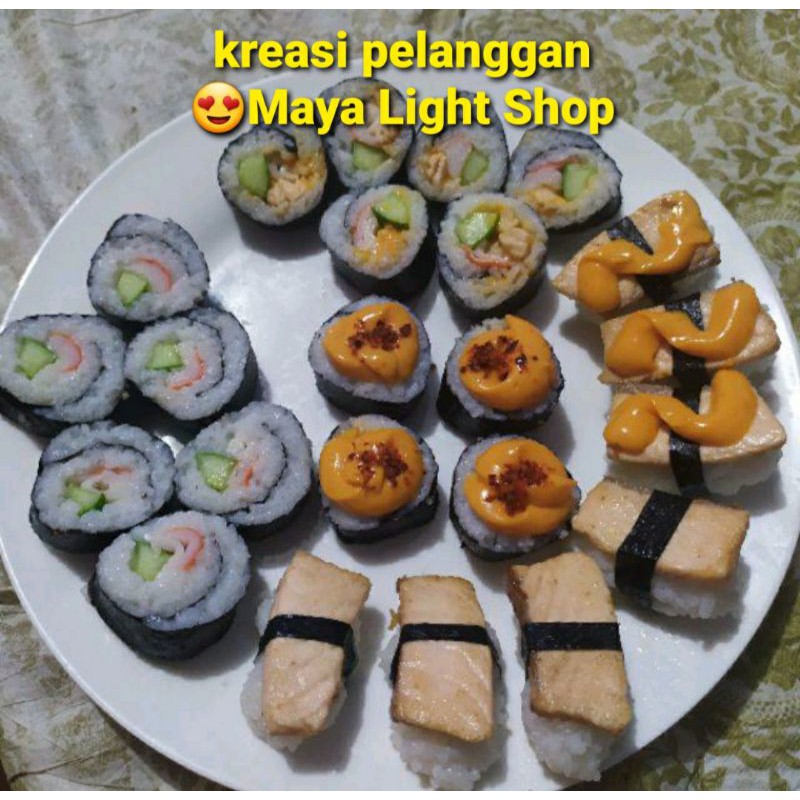 Sushi Nori 20 lembar Nori sushi nori seaweed rumput laut bento termurah dry seaweed sushi manjun sakao bento halal kimbap rumput laut