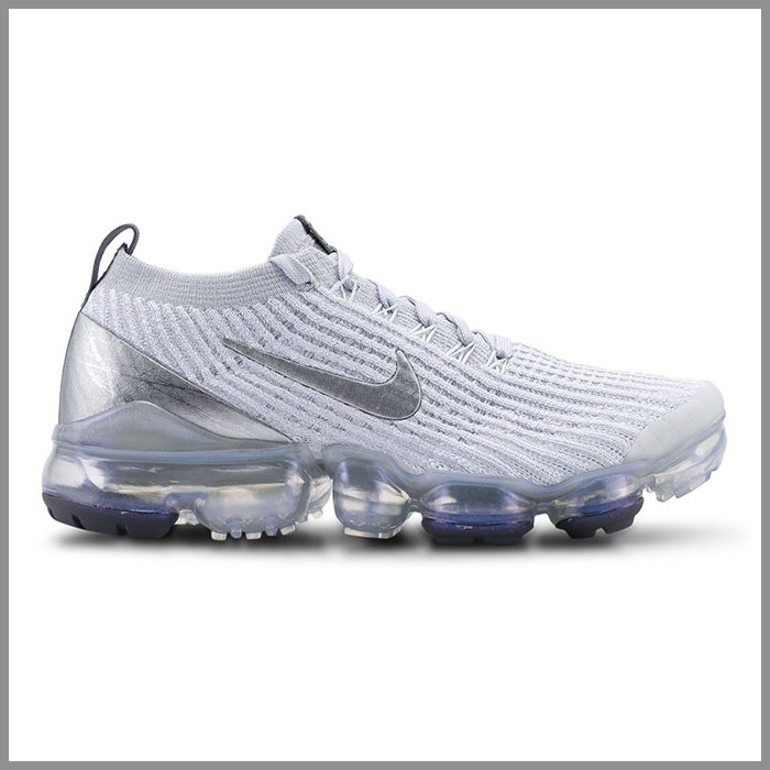 vapormax flyknit 3 metallic silver