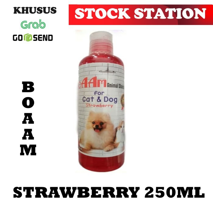 Shampoo BOAAM Strawberry 250ml (GRAB/GOSEND)