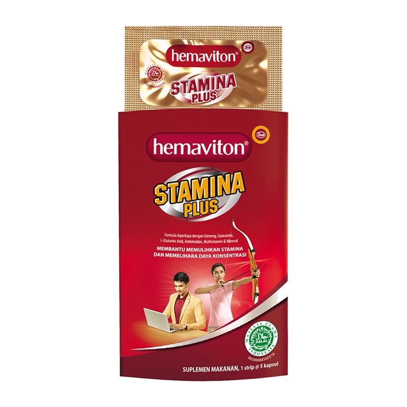 Hemaviton STAMINA Plus Multivitamin 1 Strip @ 5 Kapsul