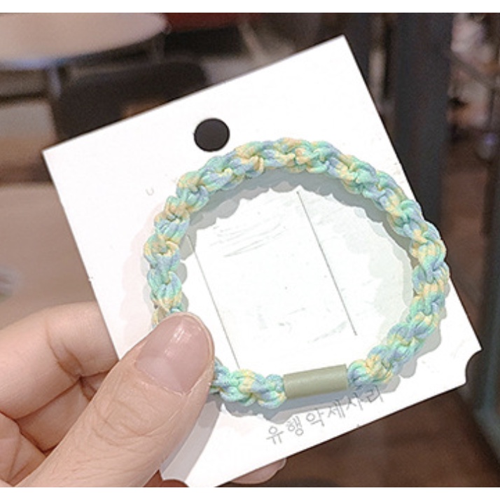 MURMURE.ID | KARET IKAT RAMBUT BASIC SIMPLE WARNA WARNI ALA KOREA HA164-GREEN