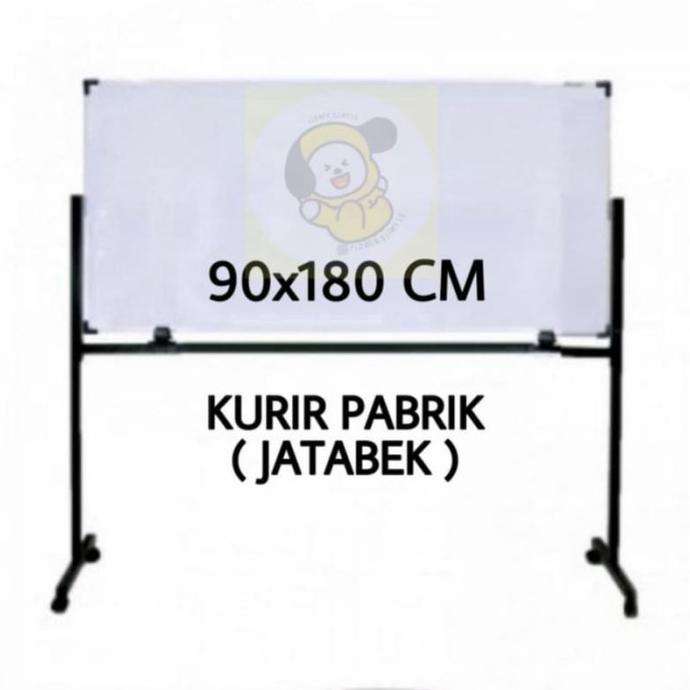 

Whiteboard Sakura Standing 90x180 READY - Papan Saja