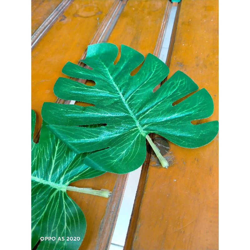 daun monstrea aksesoris seserahan daun artificial