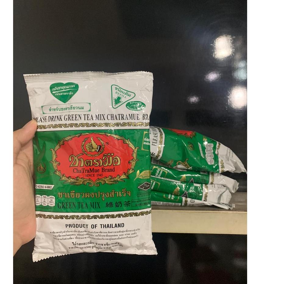 

ㅢ Cha TraMue Thai Tea / Cha tra mue green tea / chatramue green tea / Thailand Tea / Teh Thailand 200gr ャ