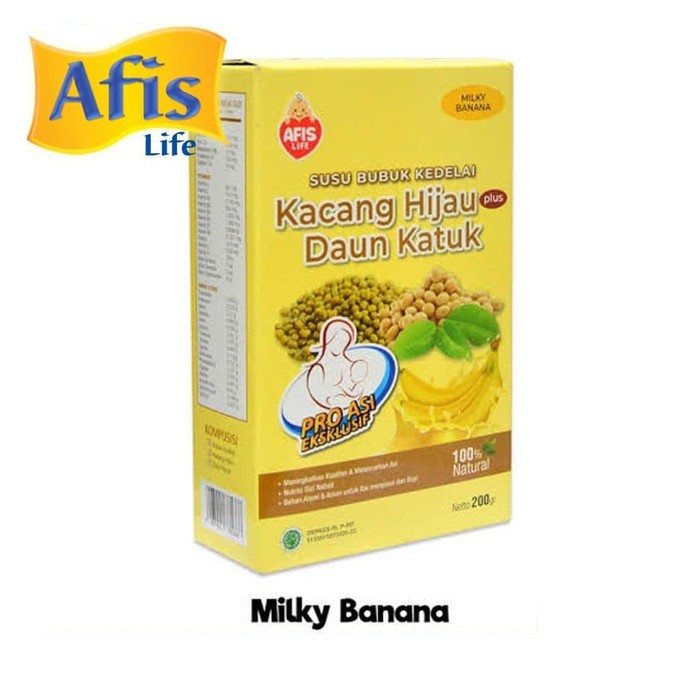 Afis Booster Pelancar ASI Kacang Hijau dan Daun Katuk 200gr