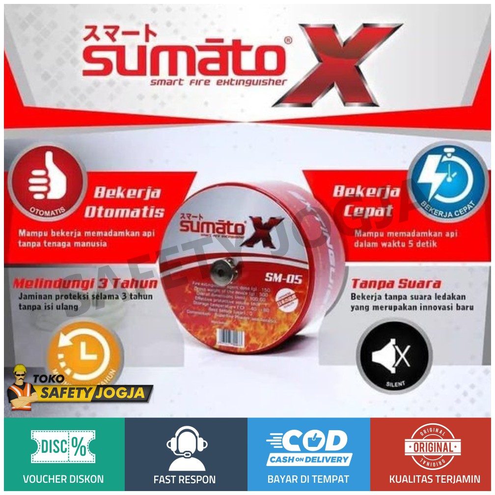 APAR - SUMATO X 500 ML SM-05 ALAT PEMADAM API OTOMATIS