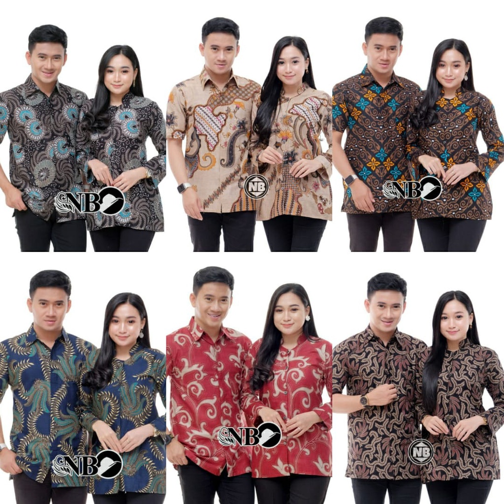 Atasan Batik Couple Kantor Seragam Pabrik Grosir Ecer Seragam M L XL XXL Grosir Ecer Murah