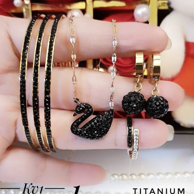 Titanium set perhiasan 2110