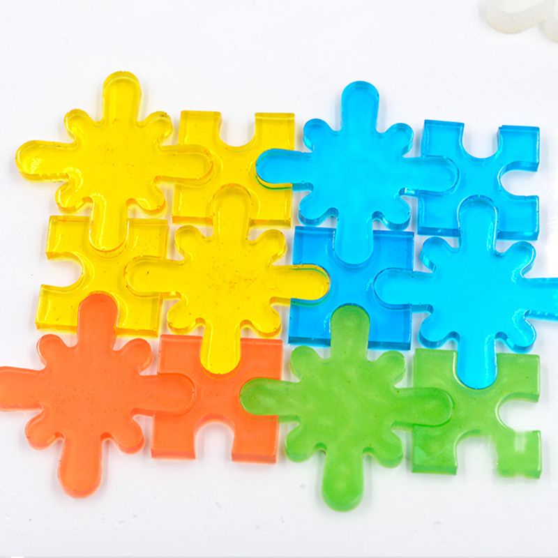 Siy Cetakan Resin Epoksi Bahan Silikon Desain Puzzle Jigsaw Silang Untuk Membuat Perhiasan Diy